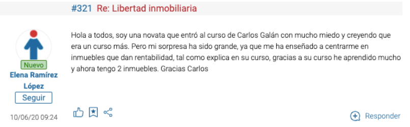 Opinion Libertad Inmobiliaria de Carlos Galan