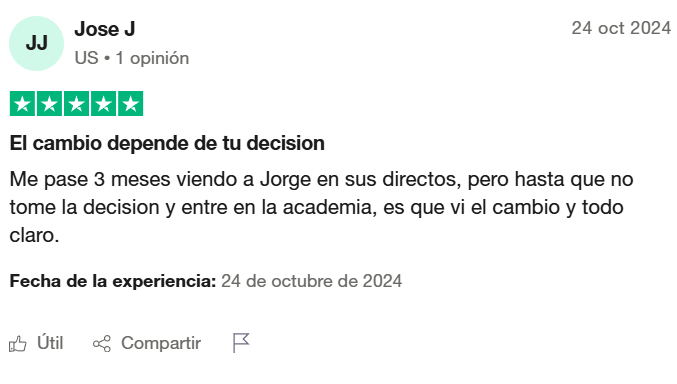 Resultados de alumnos de PsicoTrading Academy de Jotge GPSO